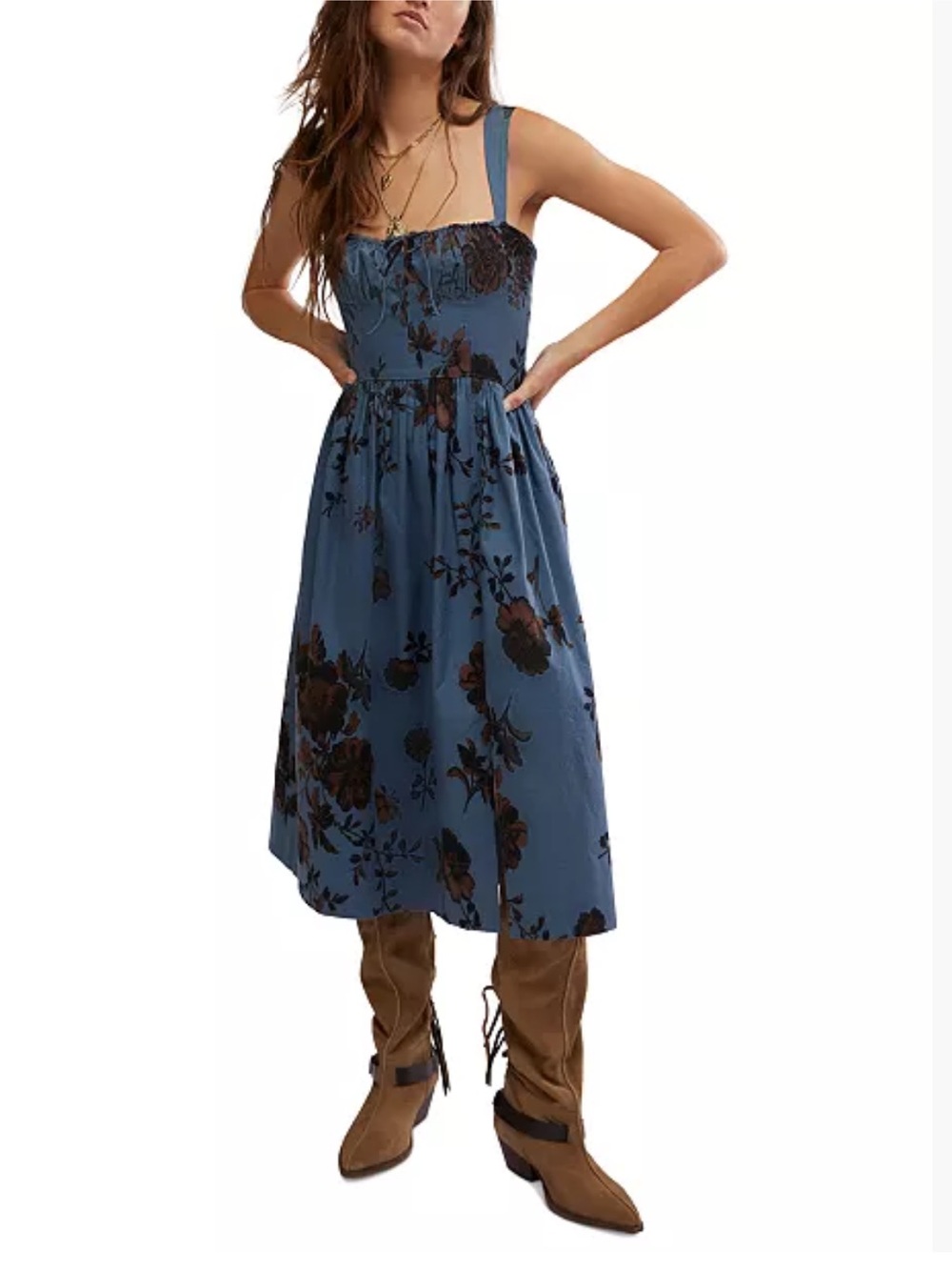 Free People 
Women's Laters Baby Midi Dress